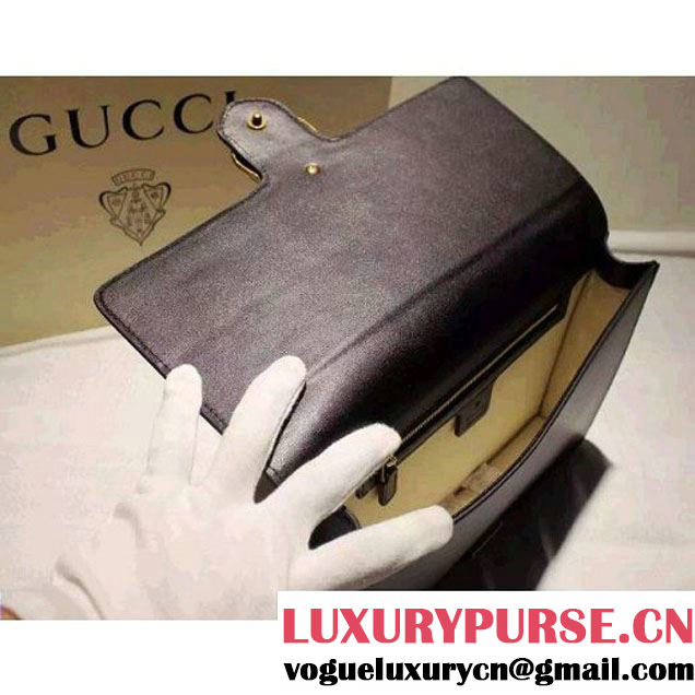 Gucci Animalier Leather Clutch Bag Black F/W 2015 (SPM-6022503 )