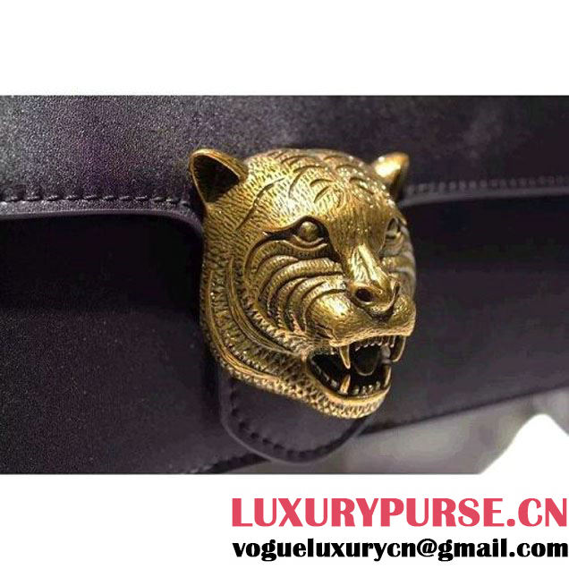 Gucci Animalier Leather Clutch Bag Black F/W 2015 (SPM-6022503 )
