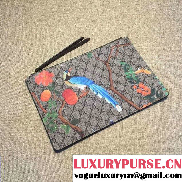 Gucci Tian GG Supreme Clutch 2016 (1) (DC-6051301 )