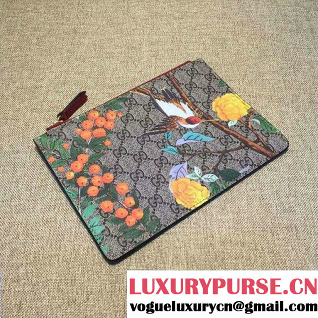 Gucci Tian GG Supreme Clutch 2016 (2) (DC-6051302 )