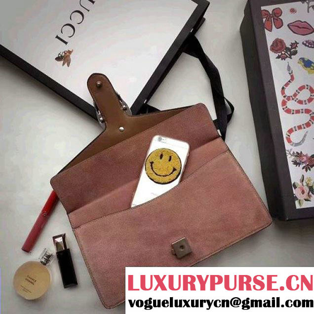 Gucci Dionysus Suede Clutch Bag Apricot 2016 (SPM-6082314 )