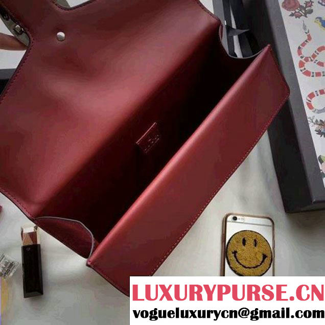 Gucci Dionysus Suede Clutch Bag Burgundy 2016 (SPM-6082315 )