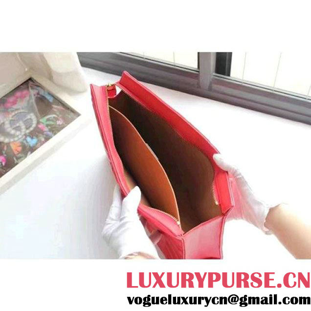 Gucci GG Marmont Matelassé Clutch 448450 Red 2016 (XYS-6110819 )
