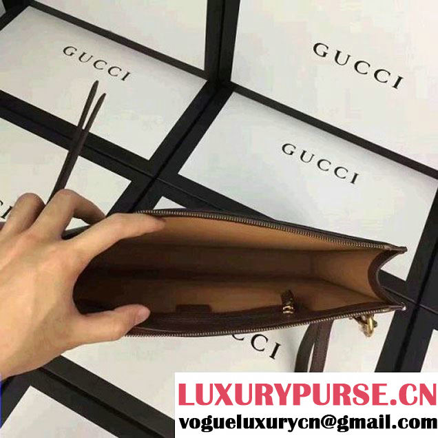 Gucci Bengal Men's Pouch Bag Green 2016 (2A025-6110834 )