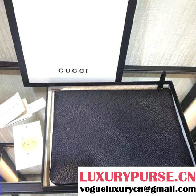 Gucci Animalier Pouch 460187 Black 2017 (2A068-6113013 )