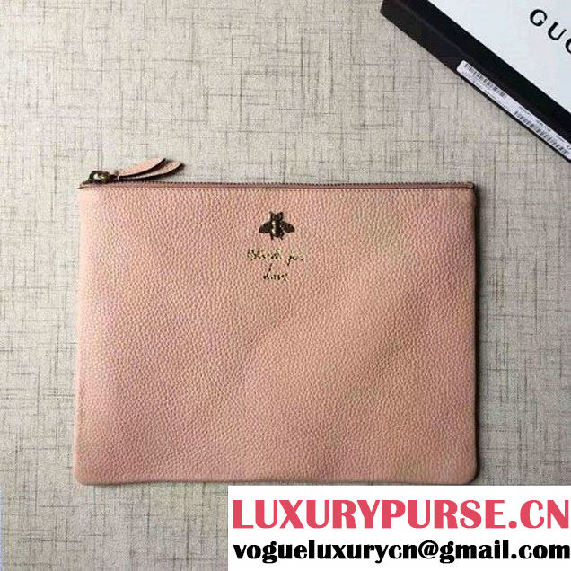 Gucci Animalier Pouch 460187 Light Pink 2017 (2A068-6113014 )