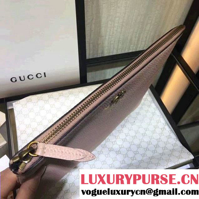 Gucci Animalier Pouch 460187 Light Pink 2017 (2A068-6113014 )