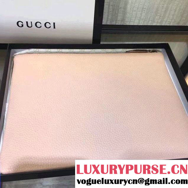 Gucci Animalier Pouch 460187 Light Pink 2017 (2A068-6113014 )