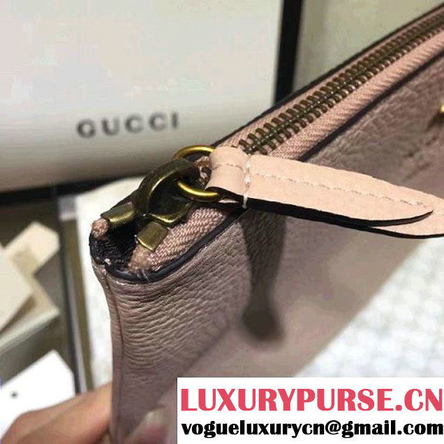 Gucci Animalier Pouch 460187 Light Pink 2017 (2A068-6113014 )