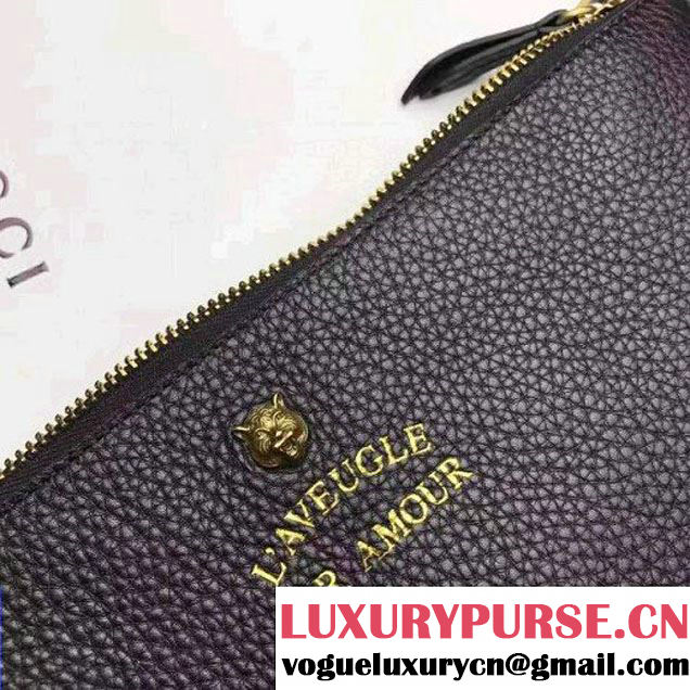 Gucci Animalier Pouch 460187 Tiger Black 2017 (DC-7021702 )