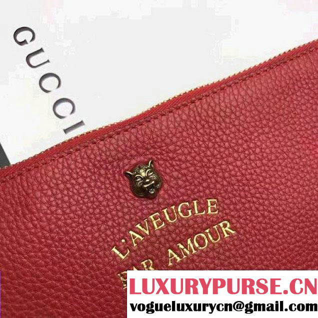 Gucci Animalier Pouch 460187 Tiger Red 2017 (DC-7021704 )