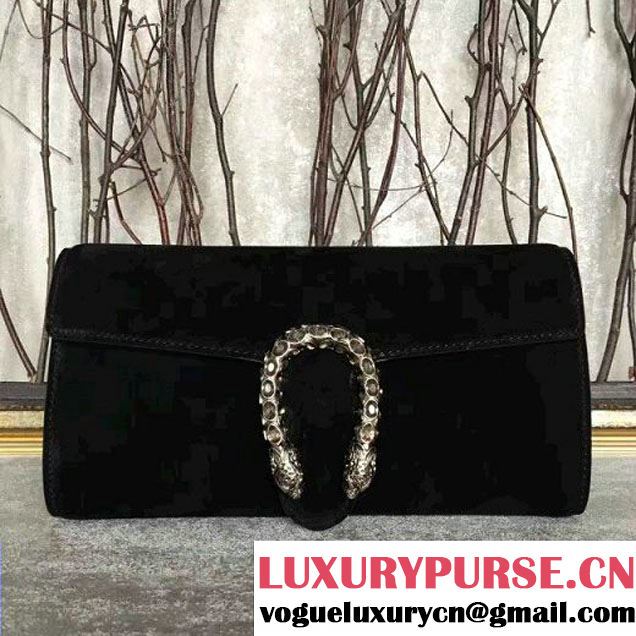 Gucci Dionysus Suede Clutch Black (SLP-7022415 )