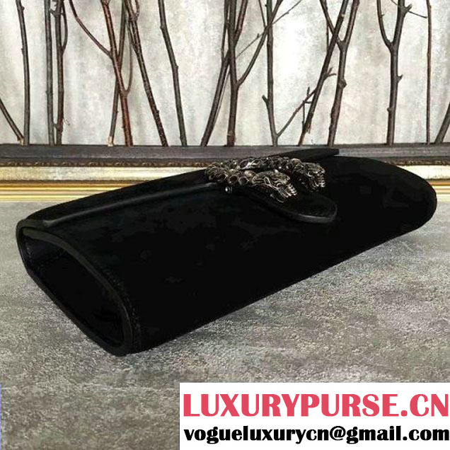 Gucci Dionysus Suede Clutch Black (SLP-7022415 )