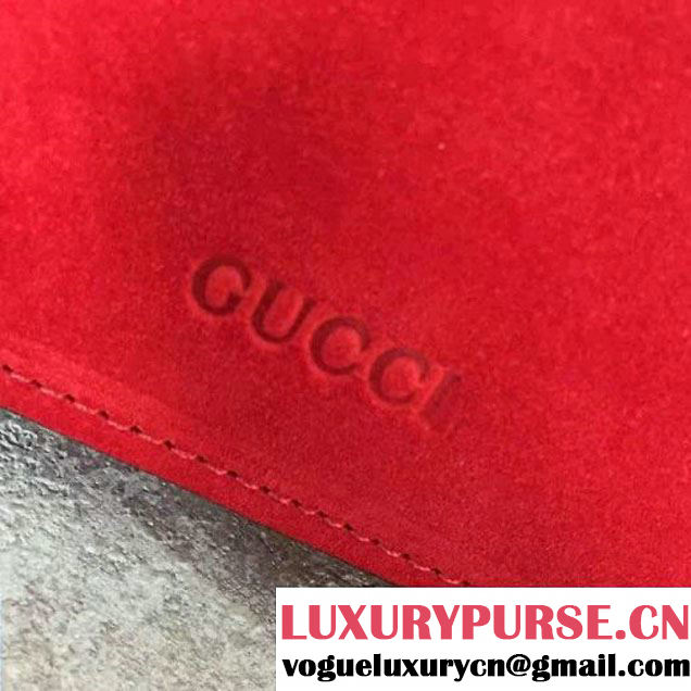 Gucci Dionysus Suede Clutch Bag Red 2016 (SLP-7022419 )