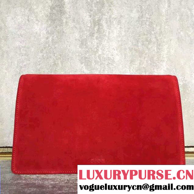 Gucci Dionysus Suede Clutch Bag Red 2016 (SLP-7022419 )