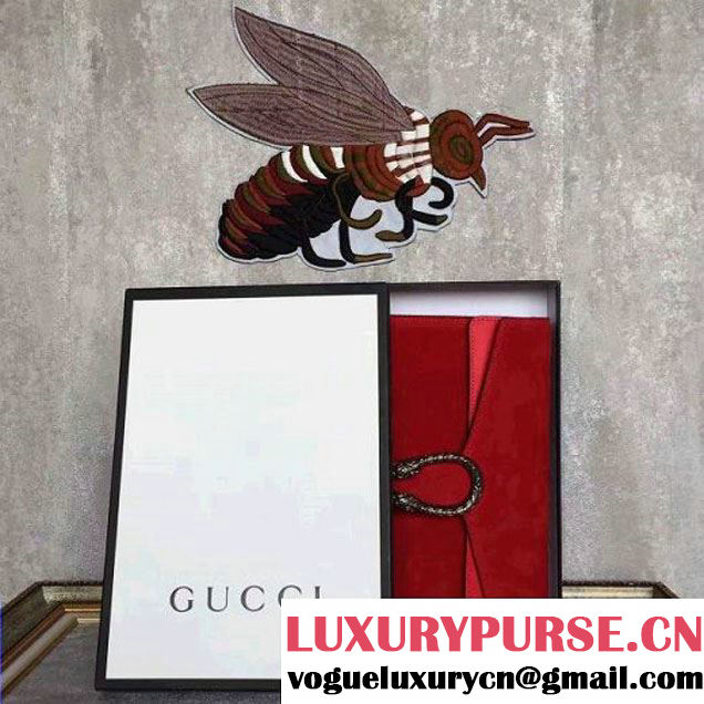 Gucci Dionysus Suede Clutch Bag Red 2016 (SLP-7022419 )