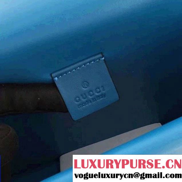 Gucci Dionysus Suede Clutch Bag Blue 2016 (SLP-7022420 )