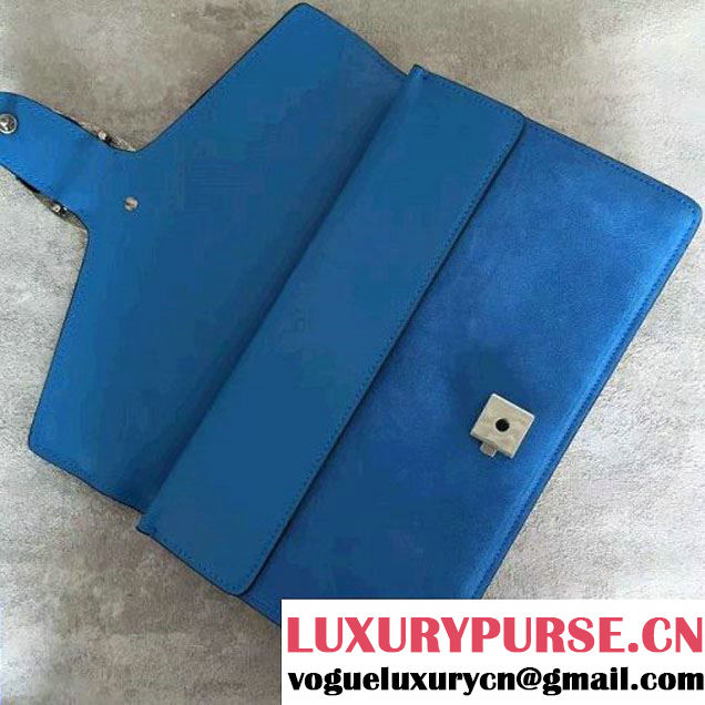 Gucci Dionysus Suede Clutch Bag Blue 2016 (SLP-7022420 )