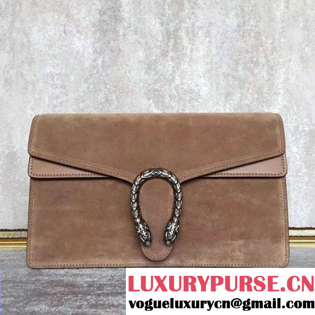 Gucci Dionysus Suede Clutch Bag Camel 2016 (SLP-7022421 )