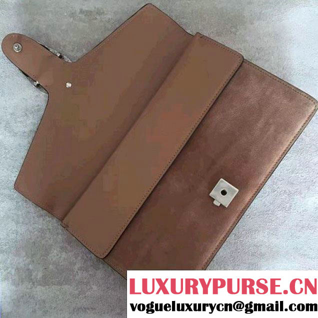 Gucci Dionysus Suede Clutch Bag Camel 2016 (SLP-7022421 )