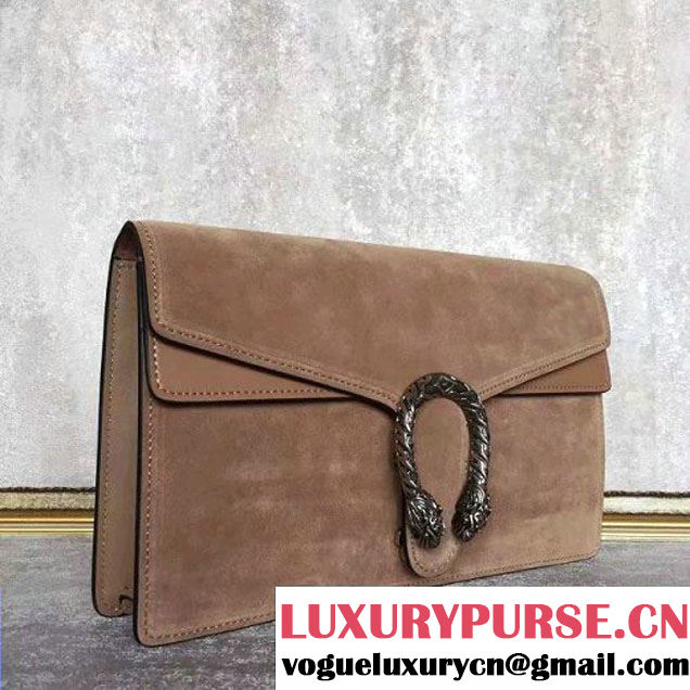 Gucci Dionysus Suede Clutch Bag Camel 2016 (SLP-7022421 )