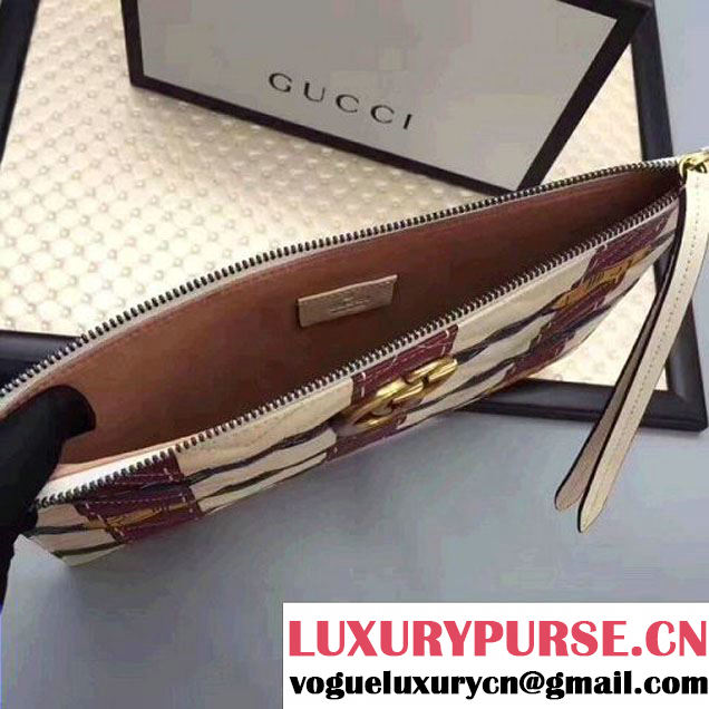 Gucci GG Marmont Trompe L'oeil Leather Pouch 466389 2017 (XYS-7050220 )