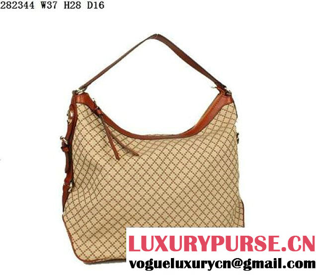 Gucci Village Double G Hobo Bag 282344 Brown  