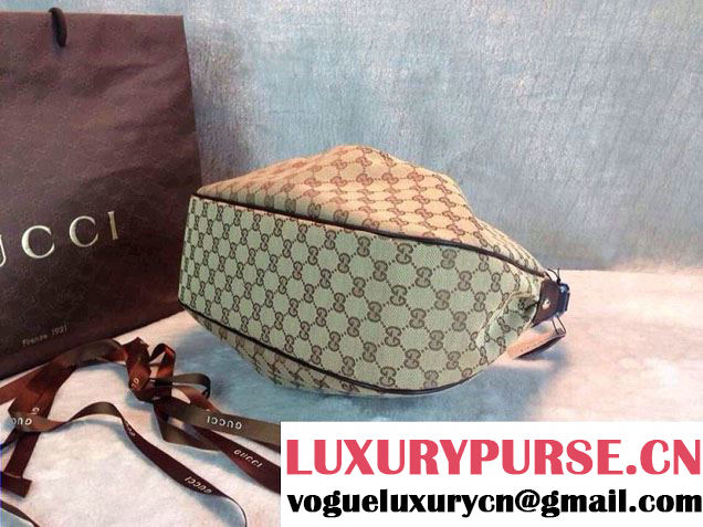 Gucci Sukey Guccissima Leather Medium Hobo Bag 232955 Dark Coffe  
