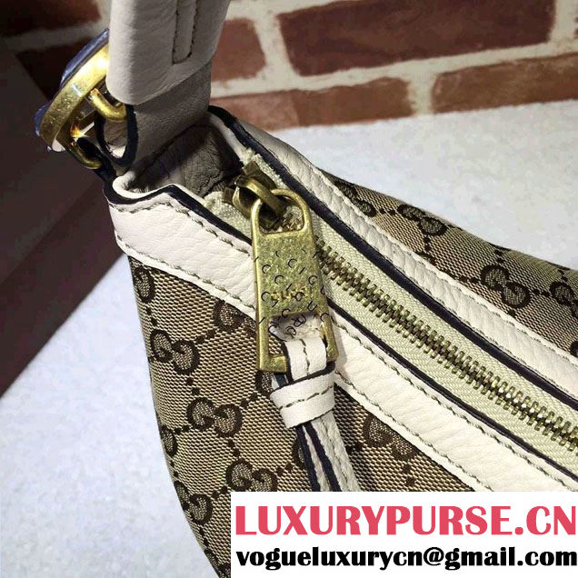 Gucci Miss GG Original GG Hobo Bag 326514 White