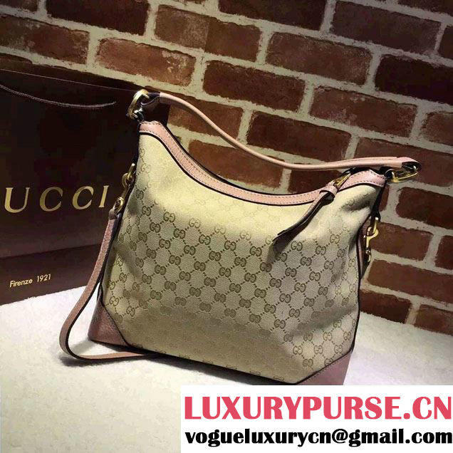 Gucci Miss GG Original GG Hobo Bag 326514 Nude Pink