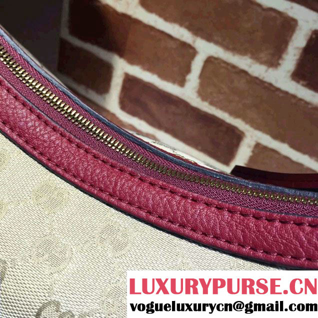 Gucci Miss GG Original GG Hobo Bag 326514 Burgundy