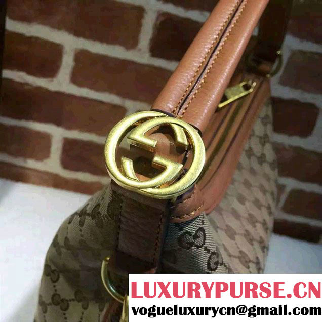 Gucci Miss GG Original GG Hobo Bag 326514 Brown