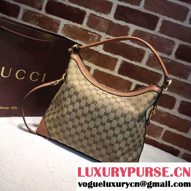 Gucci Miss GG Original GG Hobo Bag 326514 Brown