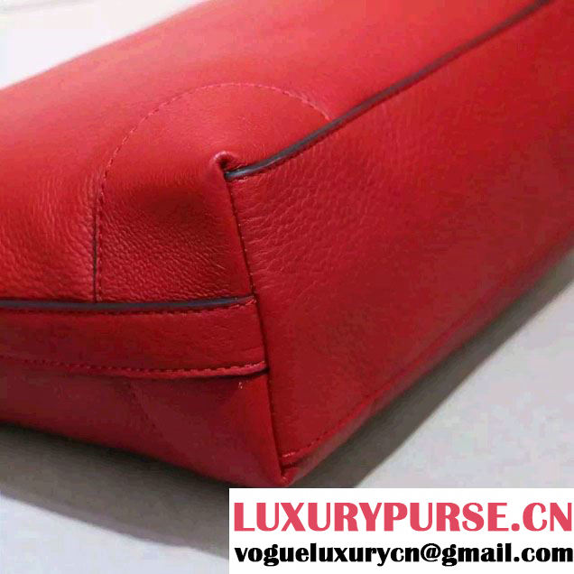Gucci Miss GG Leather Hobo Bag 326514 Red