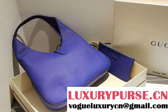 Gucci Jackie Soft Leather Hobo Bag 362968 Blue