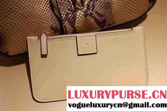 Gucci Jackie Soft Leather Hobo Bag 362968 Python Pattern