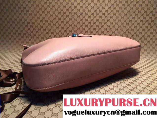 Gucci Jackie Soft Leather Hobo Bag 362968 Nude Pink