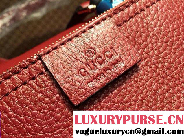 Gucci Jackie Soft Leather Hobo Bag 362968 Burgundy