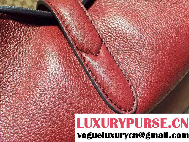 Gucci Jackie Soft Leather Hobo Bag 362968 Burgundy