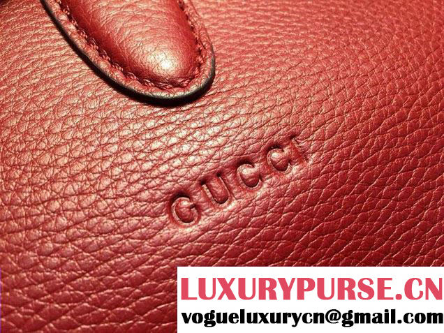Gucci Jackie Soft Leather Hobo Bag 362968 Burgundy