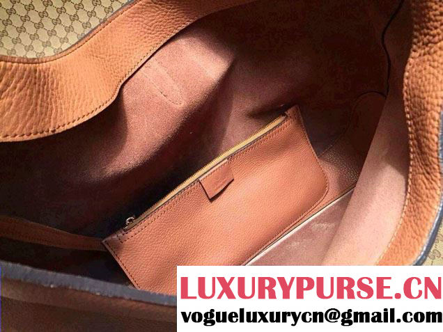 Gucci Jackie Soft Leather Hobo Bag 362968 Apricot