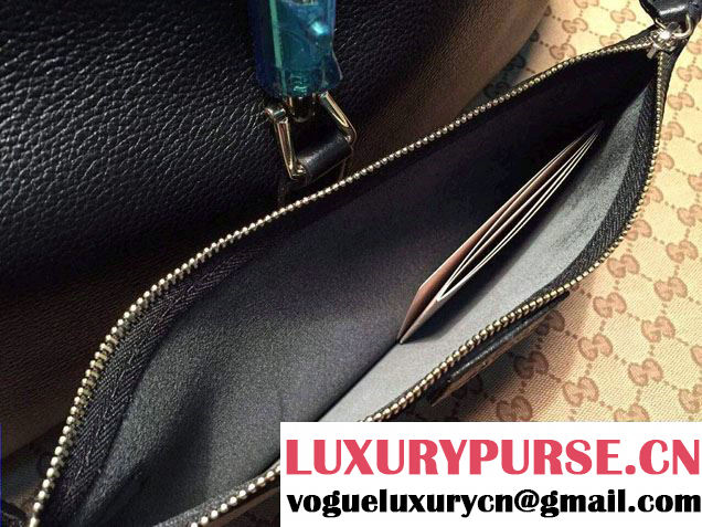 Gucci Jackie Soft Leather Hobo Bag 362968 Black