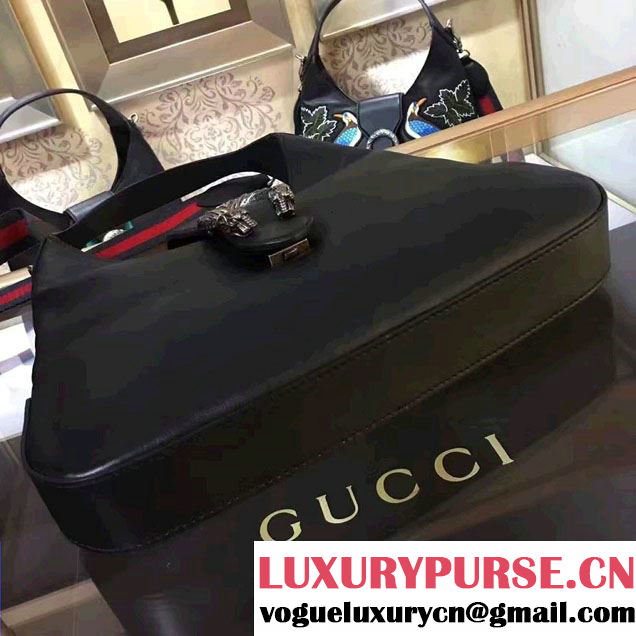 Gucci Dionysus Matelassé Leather Hobo Small Bag 444072 Black 2016