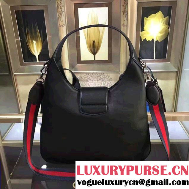Gucci Dionysus Matelassé Leather Hobo Small Bag 444072 Black 2016