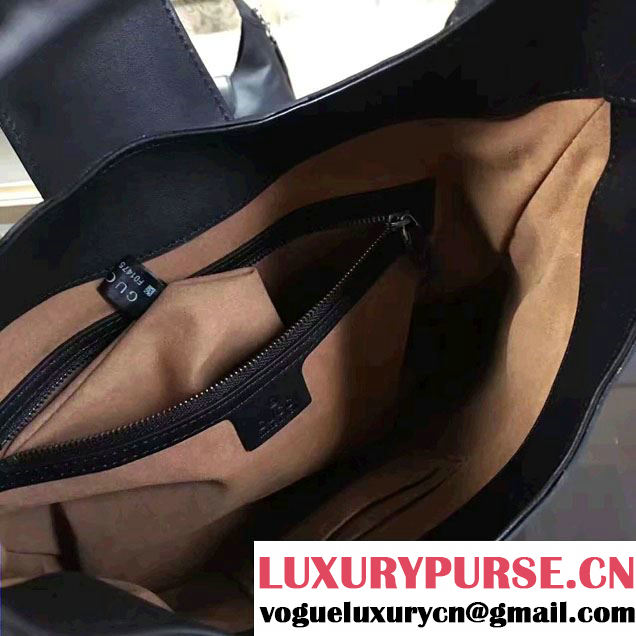 Gucci Dionysus Matelassé Leather Hobo Small Bag 444072 Black/Web 2016