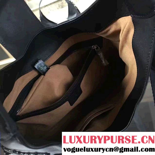 Gucci Dionysus Matelassé Leather Hobo Small Bag 444072 Black/Bird 2016