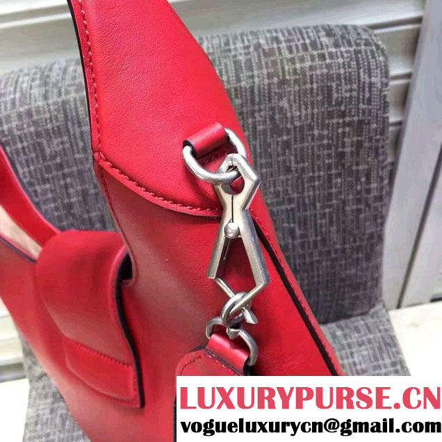 Gucci Dionysus Leather Hobo Small Bag 444072 Red/Floral 2016