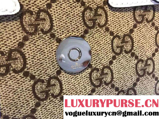 Gucci Children's GG Supreme Cat Messenger Bag 410806 Light Blue 2016