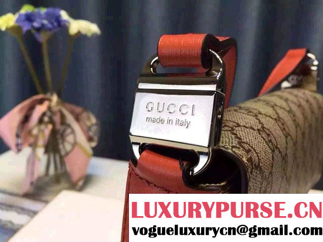 Gucci Children's GG Supreme Cat Messenger Bag 410806 Light Blue 2016