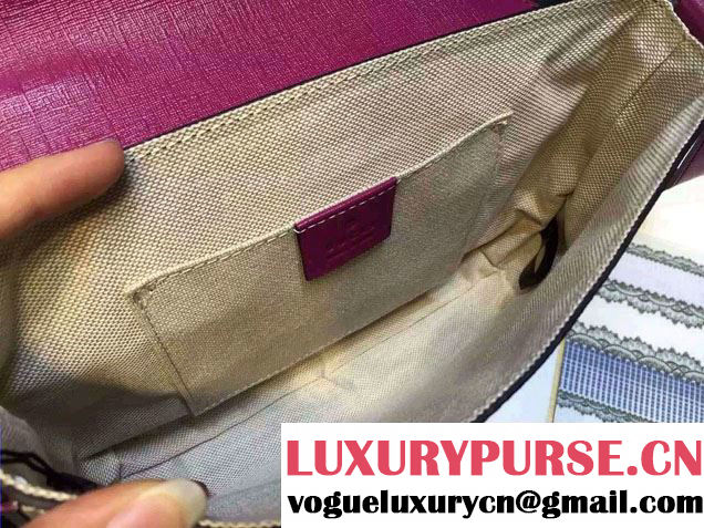 Gucci Children's GG Supreme Cat Messenger Bag 410806 Pink 2016